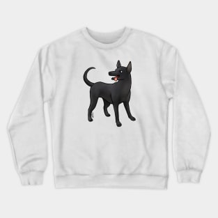 Dog - Xoloitzcuintli - Bald Black Crewneck Sweatshirt